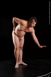 Nude Man White Chubby Short Brown Standard Photoshoot Realistic